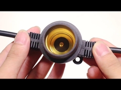 E26 E27 Light String Bulb Holder Outdoor E27 Brass Lamp Base Waterproof Socket