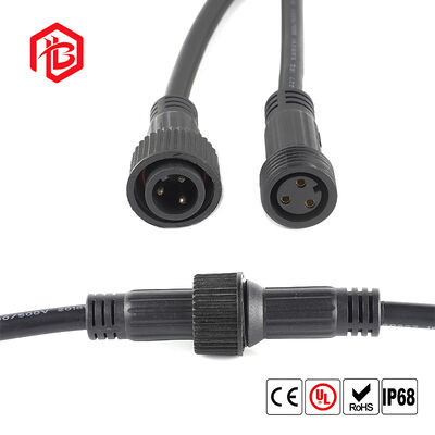 M23 Waterproof Male/Female Copper Connector with Cable RF/UHF Rated 16A for Solar Power Systems