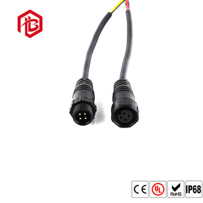 Laminated Panel Nylon M14 Low Voltage Waterproof Connector