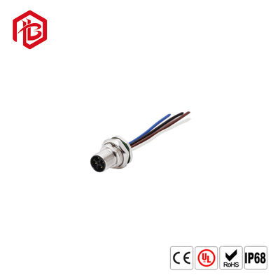 구입하다 M12 PCB 패널은 커넥터 소켓 PG9 나사산을 탑재하는 순환 연결기 5Pin 여성 M12 PCB 전면을 탑재합니다 online manufacture