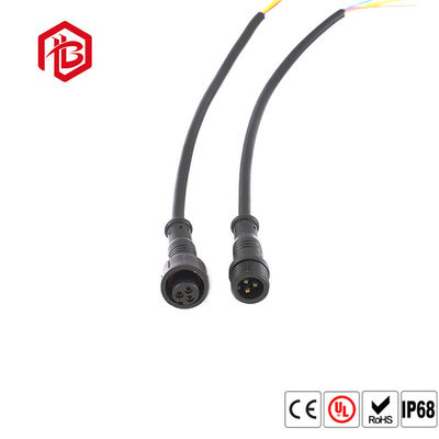 구입하다 M11 방수 원형 커넥터 LED 라이트 커넥터 2 3 4 5 핀 PVC 통합 주입형 플러그 online manufacture