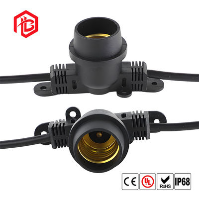 구입하다 Wire Outdoor Socket Screw Base E27 Waterproof Holder with E27 Lamp Holder Base Holders Aerospace Grade Male/Female PCB Mount online manufacture