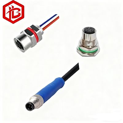 구입하다 OEM ODM M5 4 Pin Female Connector Waterproof Circular Connector Cable M5 Connector online manufacture
