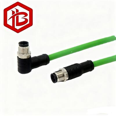 구입하다 BETT 방수 M12 직각 RJ45 이더넷 커넥터 IP68 등급 8A, 항공 우주 UHF RF PCB 응용 분야 online manufacture