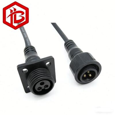 구입하다 M15 플랜지드 방수 플러그 남성/여성 패널 마운트 케이블 커넥터 2-4Pin IP68 PCB RF 거리 라이트 프로젝트 online manufacture