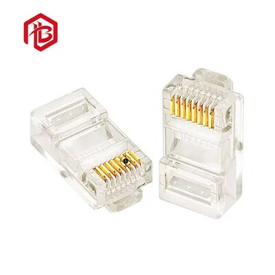 구입하다 고성능 24V IP65 포스포르 동 CAT5 UTP 방패 이더넷 RJ45 Male PCB RF 전력 케이블 커넥터 online manufacture