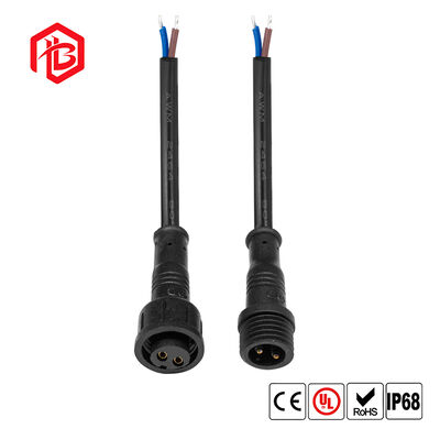 구입하다 M11 IP65 플러그 공장 가격 암수 블랙 나일론 항공 우주 UHF PCB 구리 접점 16A 500V 방수 LED 램프 커넥터 online manufacture