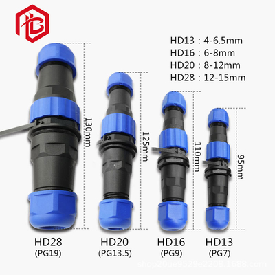 SP Plastic Waterproof Cable Aviation Plug Connector 4pin Female SP29 SP21 SP17 SP13 SP11 IP68