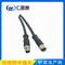M8 Electric Cable Nylon Metal Waterproof Male Female Aviation Plug Docking With Wire Connector