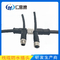 M8 Electric Cable Nylon Metal Waterproof Male Female Aviation Plug Docking With Wire Connector