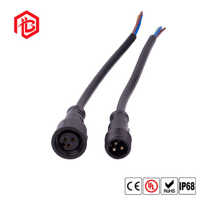M17 2 Pin Electrical Wire Connector Male Female Plug IP68 Waterproof LED Cable Connector