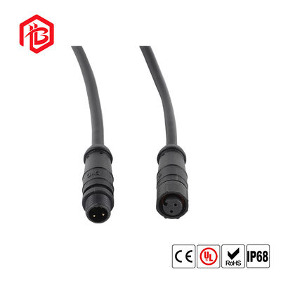 Male Female M8 Waterproof Circular Connector 2pin 3pin 4pin 5pin with Power Rated 2A and 24AWG 22AWG 20AWG Wires