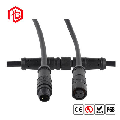 Male Female M8 Waterproof Circular Connector 2pin 3pin 4pin 5pin with Power Rated 2A and 24AWG 22AWG 20AWG Wires