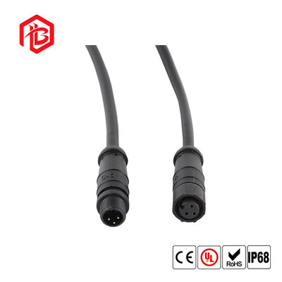 Male Female M8 Waterproof Circular Connector 2pin 3pin 4pin 5pin with Power Rated 2A and 24AWG 22AWG 20AWG Wires