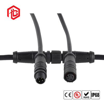 Male Female M8 Waterproof Circular Connector 2pin 3pin 4pin 5pin with Power Rated 2A and 24AWG 22AWG 20AWG Wires