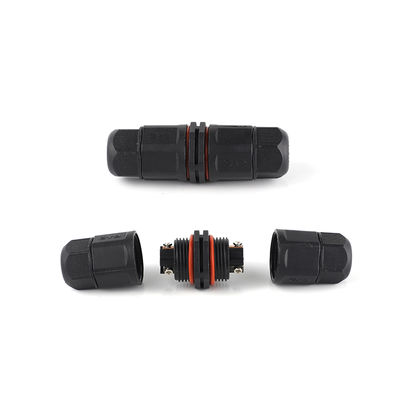 500V Nylon(PA66)+GF 94V-0 Waterproof Circular Connector with 3000 Times Durability for Landscape Lighting