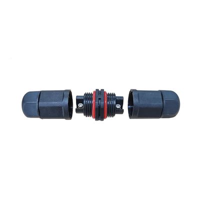 500V Nylon(PA66)+GF 94V-0 Waterproof Circular Connector with 3000 Times Durability for Landscape Lighting