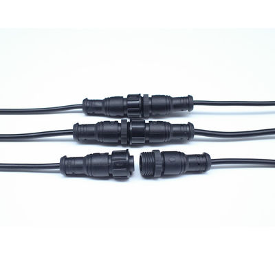 M15 Waterproof Circular Connector with 2-8 Pin Screw Terminal, 1A-25A Current Rating, and 2-8 Cores for Automotive and Industrial Applications