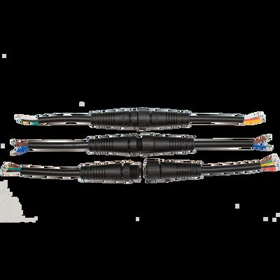 2Pin M12 IP68 Waterproof Copper Nylon Housing Male Female Plug 2-6 Pin Electric LED Connector for Solar PCB/FPC/RF/Microwave/UHF