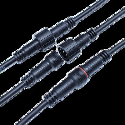 2 Pin UHF RF PCB FPC Copper Contact Aerospace IP65 Waterproof Power Electrical Wire Connector Male Female Plug LED Cable