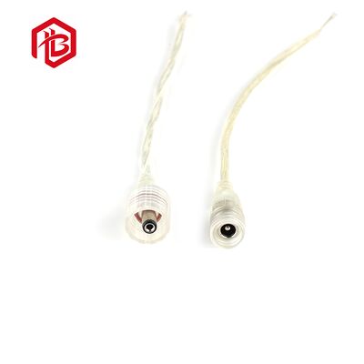 Custom IP68 Waterproof DC5521 DC35135 Male Panel Mount Connectors DC Power Cable with Dust Cover Panel Mounting