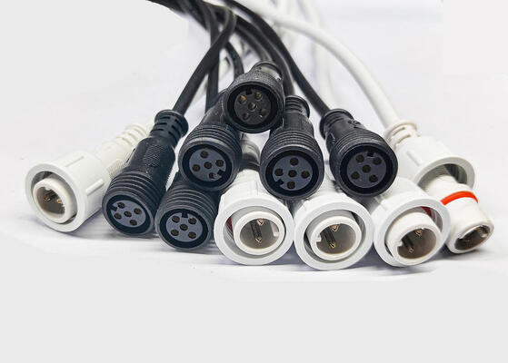 Customized M11-M16 LED Waterproof UHF Aerospace PCB Power Connector with Male/Female Pins IP68 Rated PC Housing