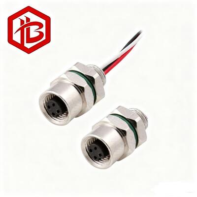 OEM ODM M5 4 Pin Male/Female Waterproof Circular Connector Cable for Aerospace RF UHF PCB Power Applications