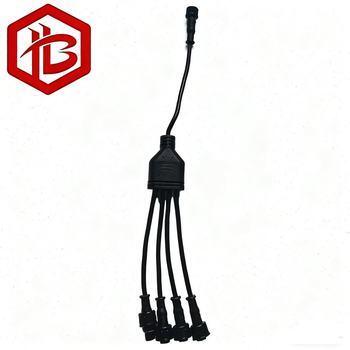 M11 PVC Plug UHF PCB Connector IP68 Rated Copper Contact Multi-Pin Waterproof Circular Connector