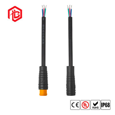 M6 QUICK Male/Female Copper Contact Waterproof Connector Plug with IP68 Rating for Aerospace Applications