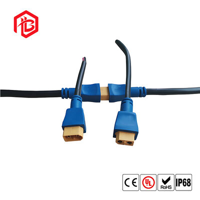 XT60 Waterproof Male/Female Copper Connector with Cable Plug for Aerospace & Solar Power Systems