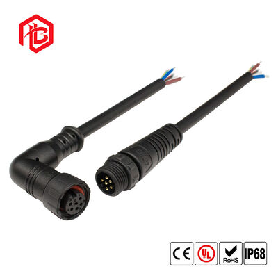 M12 straight elbow connector