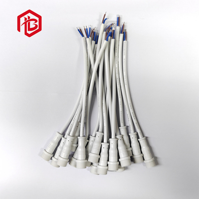 맞춤형 M11 M12 M14 M15 M16 LED 가로등 방수 케이블 2 3 4 5 핀 수컷 암컷 도킹 연장 PVC 전원 코드